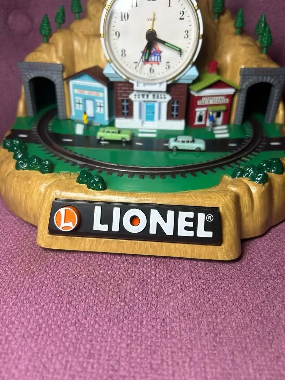 Lionel 100th Anniversary Lionelville Animated Train Alarm Clock